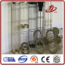 Industrial dust collector filter bag support cages